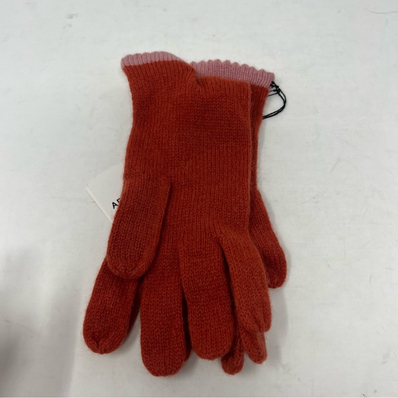 NWT Arctic Fox & Co Wool Alpaca Orange Gloves - Picture 3 of 3